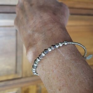 Bead For Life Uganda Silver Paper Beaded Bracelet